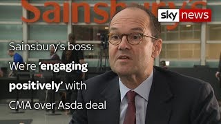 Sainsbury’s 'engaging positively' with CMA over Asda merger