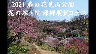 2021 花見山公園・花の谷＆桃源郷展望台コース Hanamiyama Park Valley of flowers \u0026 Eden Observatory Course