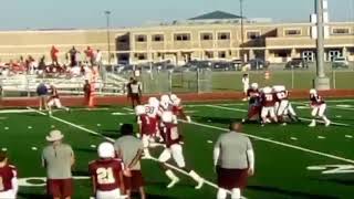 Freshman Summer Creek game vs Atascocita..Tristan 2 catches.