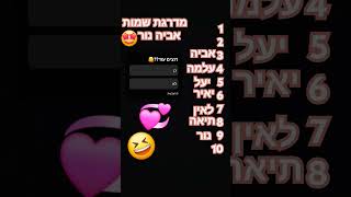 איזה שם??💝