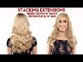 HOW TO: Stack Crown Clip In with a Hidden Crown Extension ---Hidden Crown