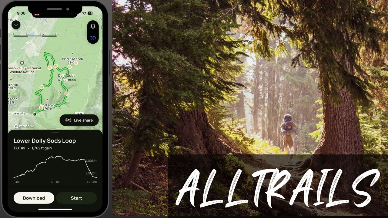 How To Use Alltrails App Youtube