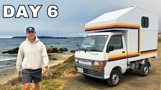 600 Miles In My Self Built, 1997 Japanese Mini Truck Camper | Full Road Trip