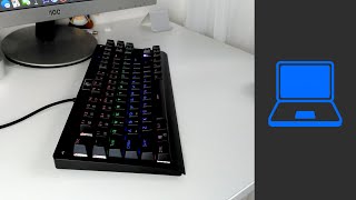 MechanicalEagle Z-77 Multicolour Backlit 87 Keys Mechanical Gaming Keyboard | Review