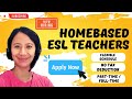 HOMEBASED ESL COMPANY I PART-TIME OR FULL--TIME I ONLINEJOB FOR 2023