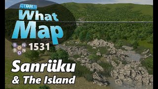 #CitiesSkylines - What Map - Map Review 1531 - Sanriiku \u0026 The Island