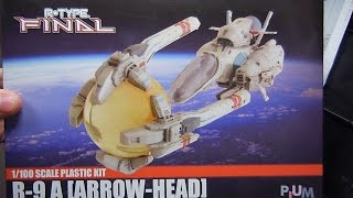 PLUM R-Type Final R-9A Arrowhead plamo build video 1