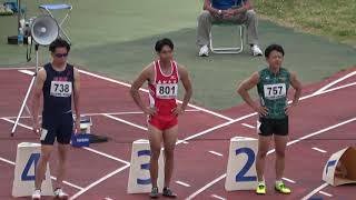 2022 第34回海邦国体記念記録会兼国体選考会 男子 100ｍタイムレース 6組