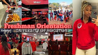 FRESHMAN ORIENTATION VLOG | University of Houston