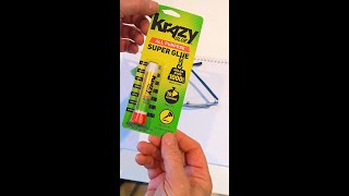 How I fixed Eyeglass Frame with Krazy Glue!