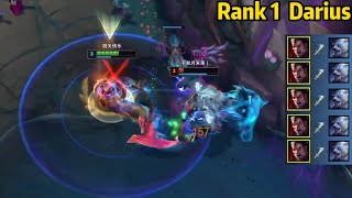 Rank 1 Darius: NO ONE CAN STOP THIS DARIUS ON TOPLANE! *21 KILLS*