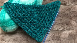 Crochet Scarf tutorial اسكارف و شال كروشيه بغرزة سهلة جدا للمبتدئين