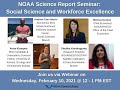 NOAA Science Report Seminar:  Social Science and Workforce Excellence