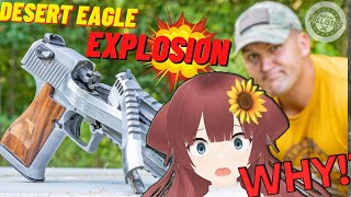 😱THIS IS PAIN😱 VTuber Reacts To My Desert Eagle EXPLODED! When Guns Go Boom- Kentucky Ballistics