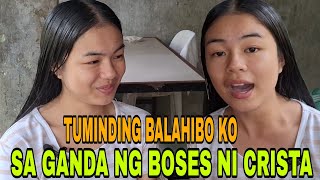 CRISTA KAKAIBA KA MAGANDA NA MAY TALENT PA NAGPAMALAS ULIT NG GALING SA PAGKANTA