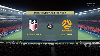 FIFA 22 | United States vs Australia - Dignity Health Sports Park | Gameplay
