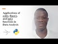 Python Math Module Tutorial | How to use ceil(), floor(), and int() functions in Data Analysis