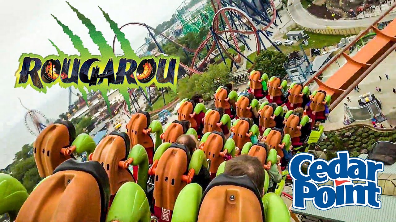 2019 June Rougarou Roller Coaster On Ride HD POV Cedar Point - YouTube