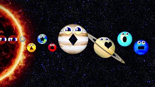 planet quiz for kids★Planets with shapes★Solar System Planets★8 Planets★planet song (instrumental)
