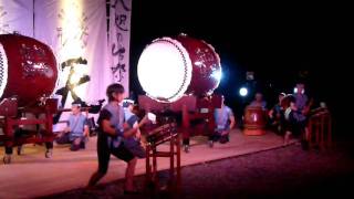 勇壮な八咫太鼓 2011.8.27.(本宮・八咫の火祭り）