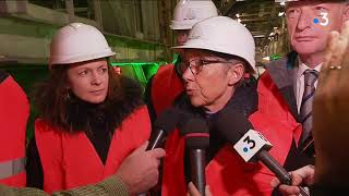 Savoie : Elisabeth Borne, ministre des transports, en visite sur le chantier du Lyon-Turin
