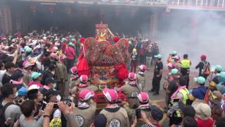 20170331 大甲媽祖鑾轎蒞臨花壇中庄福安宮停駕片段