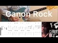 Canon Rock (guitar cover with tabs & chords)