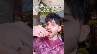 How much I spent on Food In a day 🇮🇳