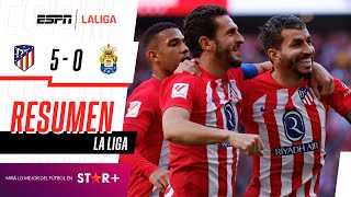 ¡ASISTENCIA Y DOBLETE DE CORREA EN LA GOLEADA DEL ALETI! | Atl. Madrid 5-0 Las Palmas | RESUMEN