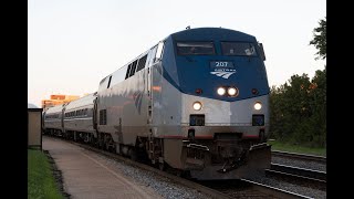 CSX, Amtrak, and VRE trains along the RF\u0026P in Washington \u0026 Alexandria (8-21-24)