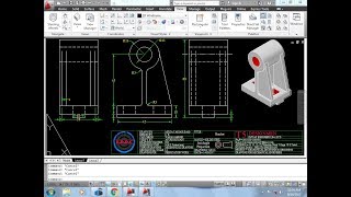 How to use Custom Title Block in Auto CAD EXERCISE # 43