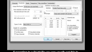 Spike2 tutorials: Introduction to Sampling part 2: Optimising sample rates