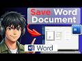 How to Save a Word Document in Microsoft Word (Easy Guide)
