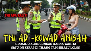 WARGA SIDOARJO KEBINGUNGAN POLISI SELALU TEKEL WANITA SATU INI PAKE BERIBU MACAM ALASAN TILANG