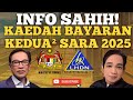 INFO SAHIH! SYABAS CARA BAYARAN 2 KATEGORI SARA BAGI TAHUN 2025.