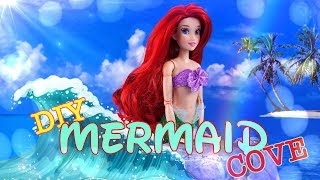 DIY - How to Make: Mermaid Cove PLUS Barbie Dreamtopia Sparkle Lights Mermaid