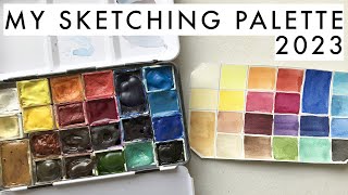 My current sketching palette (2023) | Field Sketching, Nature Journal