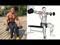 shoulder workout with dumbbells at home and gym