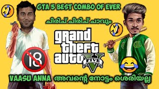 VAASU ANNA അവന്റെ നോട്ടം ശെരിയല്ല 🤣 | Eagle gaming funny gta5 gameplay | Babu namboothiri gta5 live