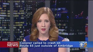 Corner Called To Accident On Route 65 Outside Of Ambridge