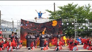 [4K] 岐阜聖徳学園大学 柳　『灯龍們』初披露　犬山踊芸祭 2018 石作公園メイン会場