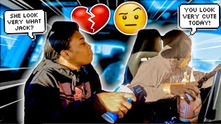 FLIRTING WITH DRIVE THRU EMPLOYEES IN FRONT OF MY GIRLFRIEND!