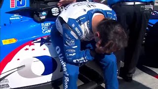 Jack Harvey bumps teammate Graham Rahal | 2023 Indy 500