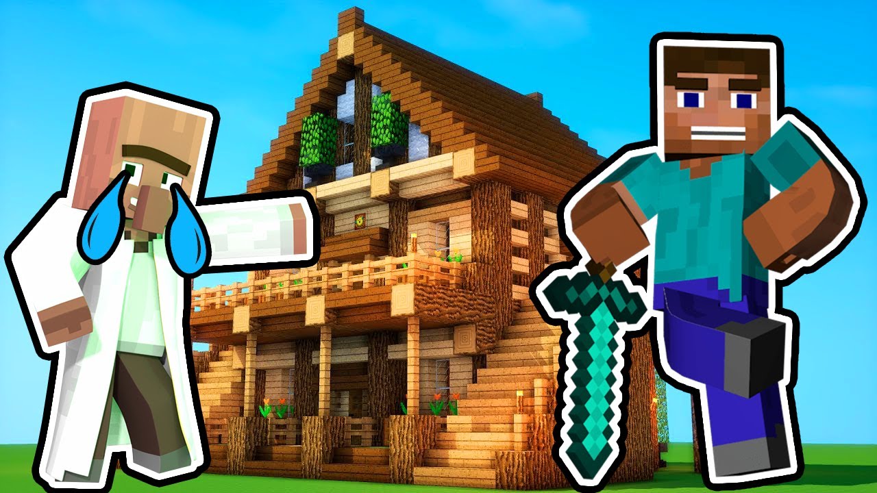 I Stole A House In Minecraft 1 Youtube