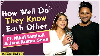 Nikki Tamboli And Jaan Kumar Sanu Fun Couple Segment | How Well Do They Know Each Other
