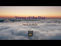 Verse of the Day - April 27, 2024