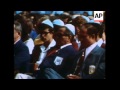 Jews In Paris Demonstrate, Memorial Ceremony At The Olympic Stadium