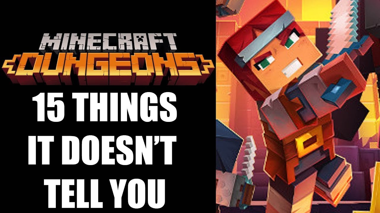 15 Beginners Tips And Tricks Minecraft Dungeons Doesn't Tell You - YouTube