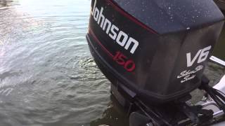 1993 Johnson 150 V6 first test after new power pack