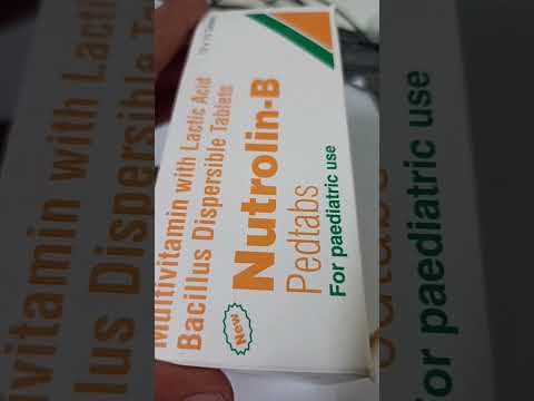 Nutrolin B Pedtabs Tablet Uses - YouTube